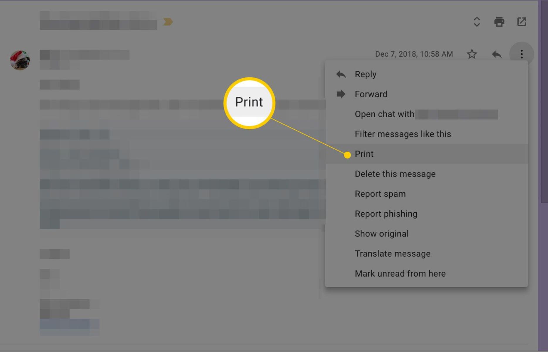 How To Print An Email On Gmail