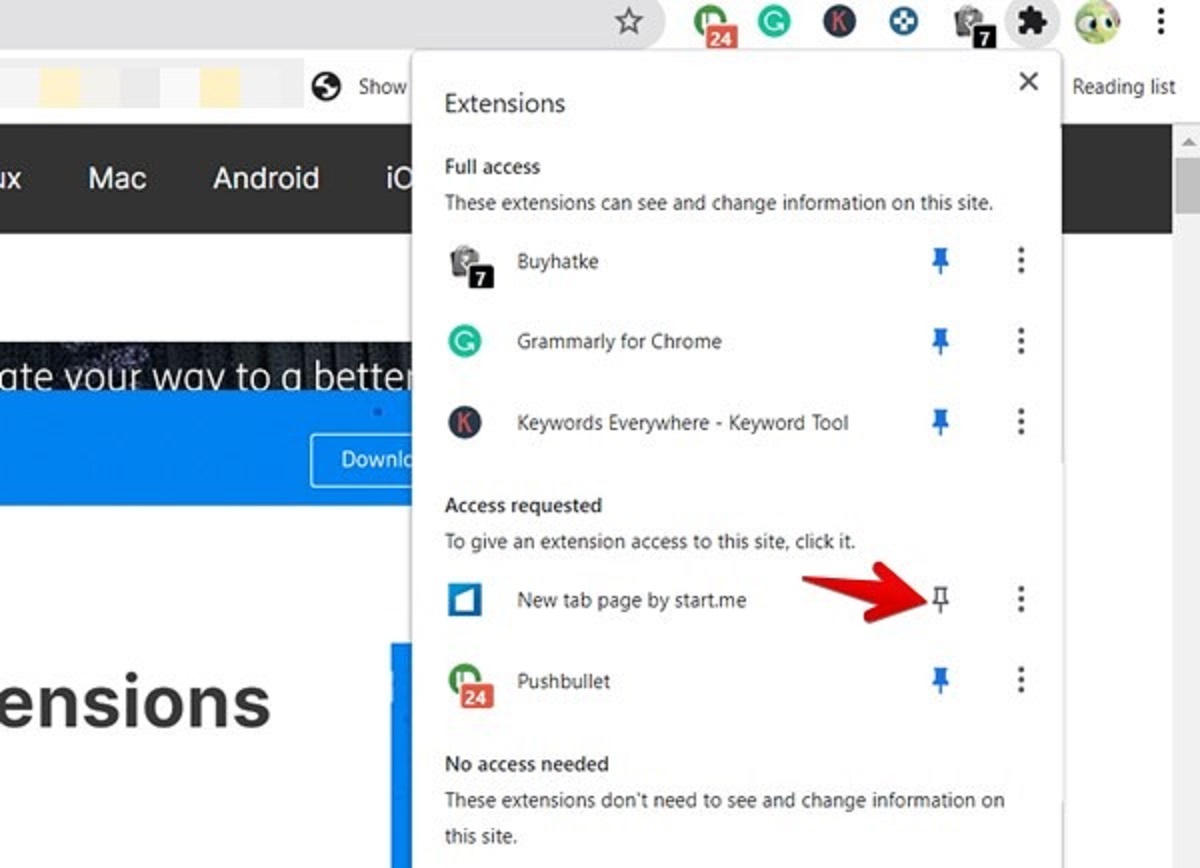 How To Put Chrome Extensions On Toolbar