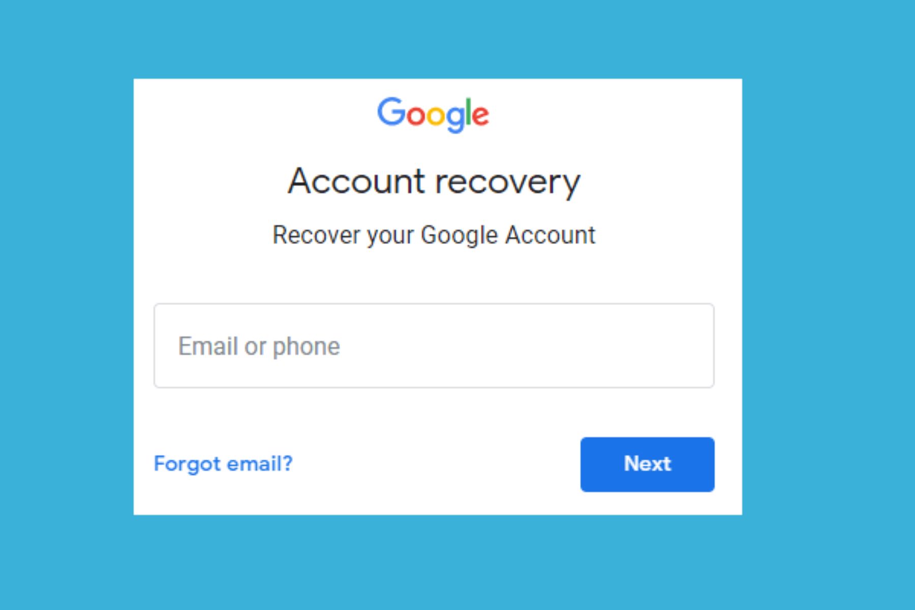 How To Recover An Email Account