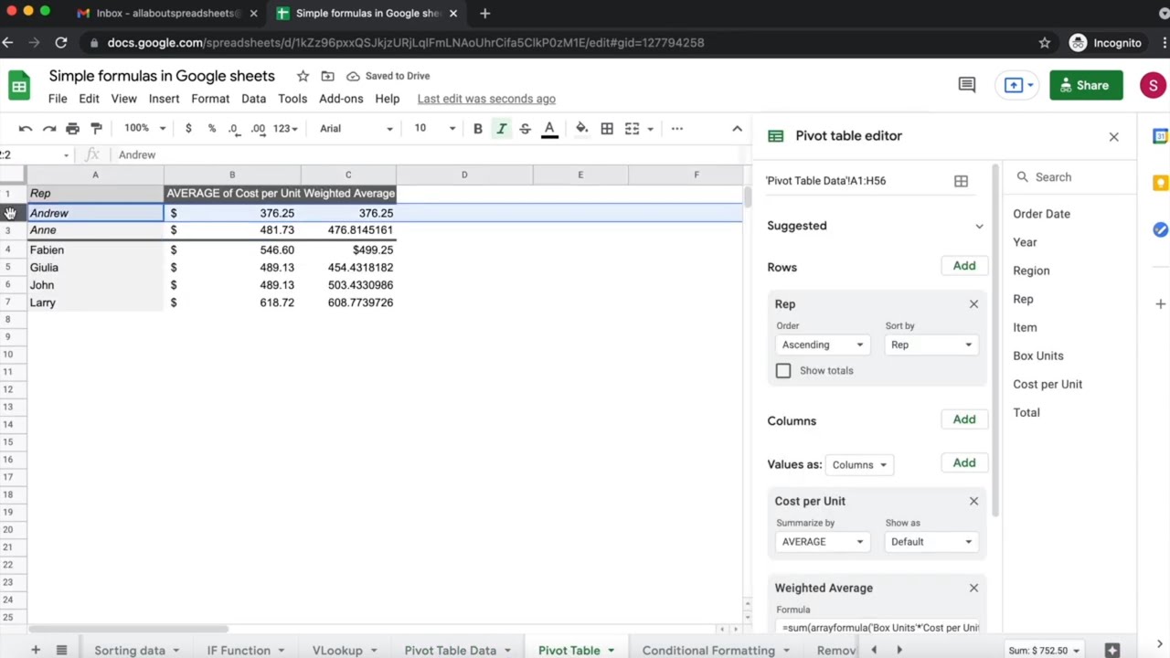 How To Refresh A Pivot Table In Google Sheets