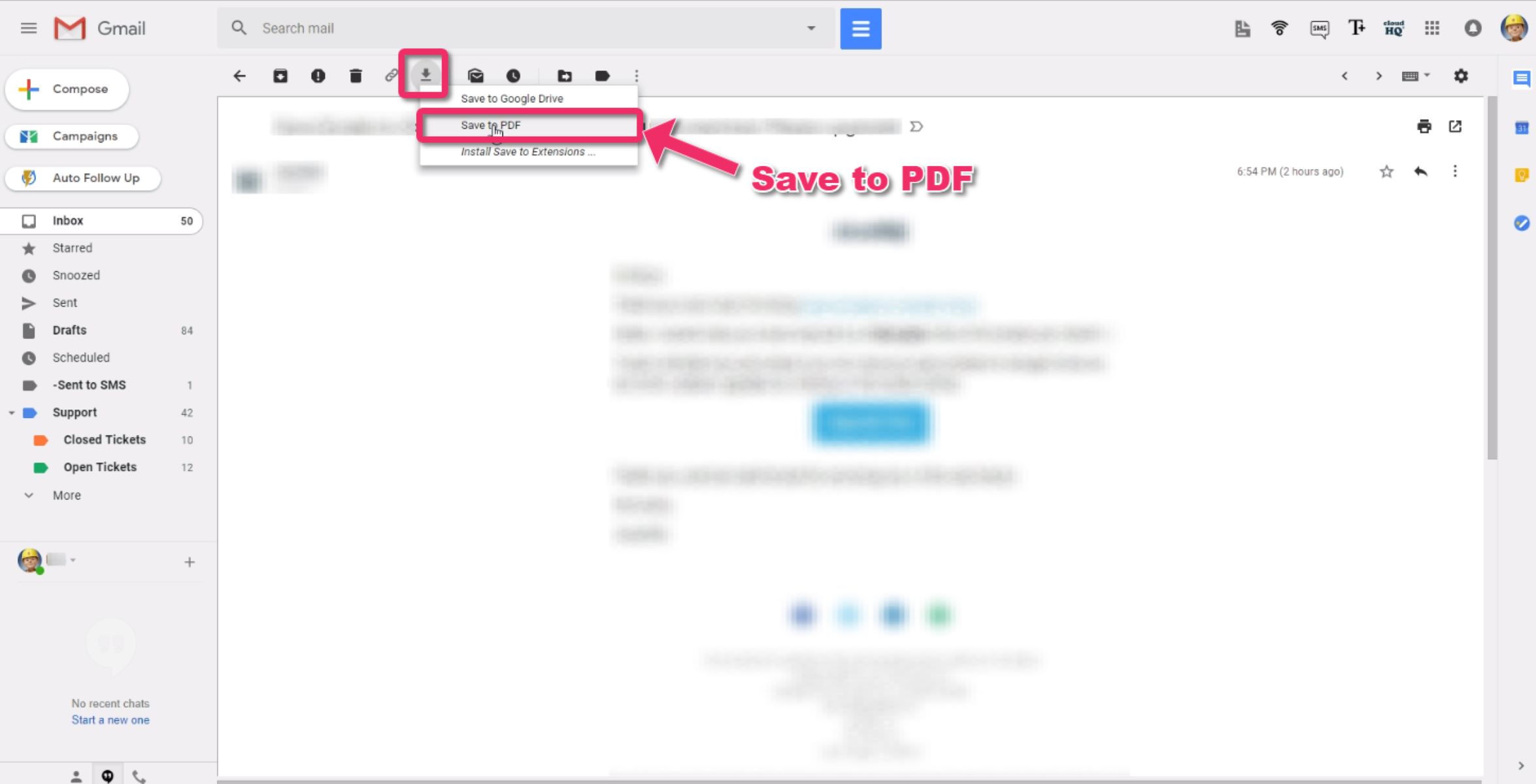 How To Save A Gmail Email As A Pdf