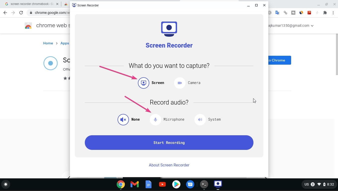 How To Screen Record On Chromebook With Audio