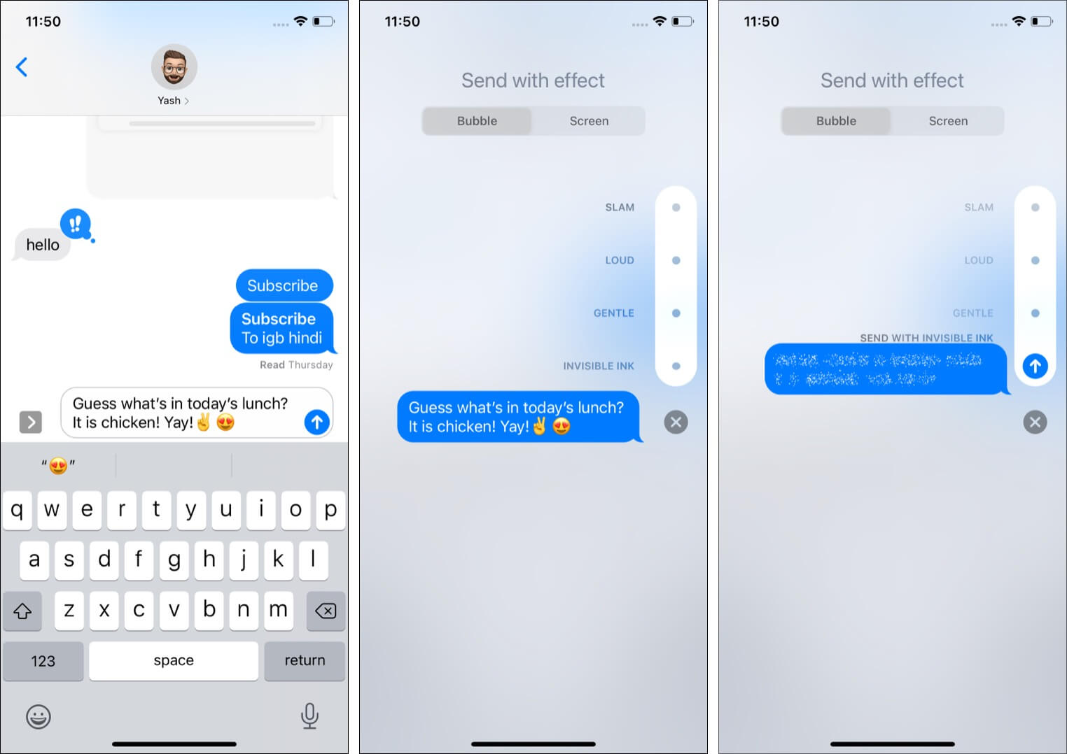 How To Send Invisible Ink IMessage