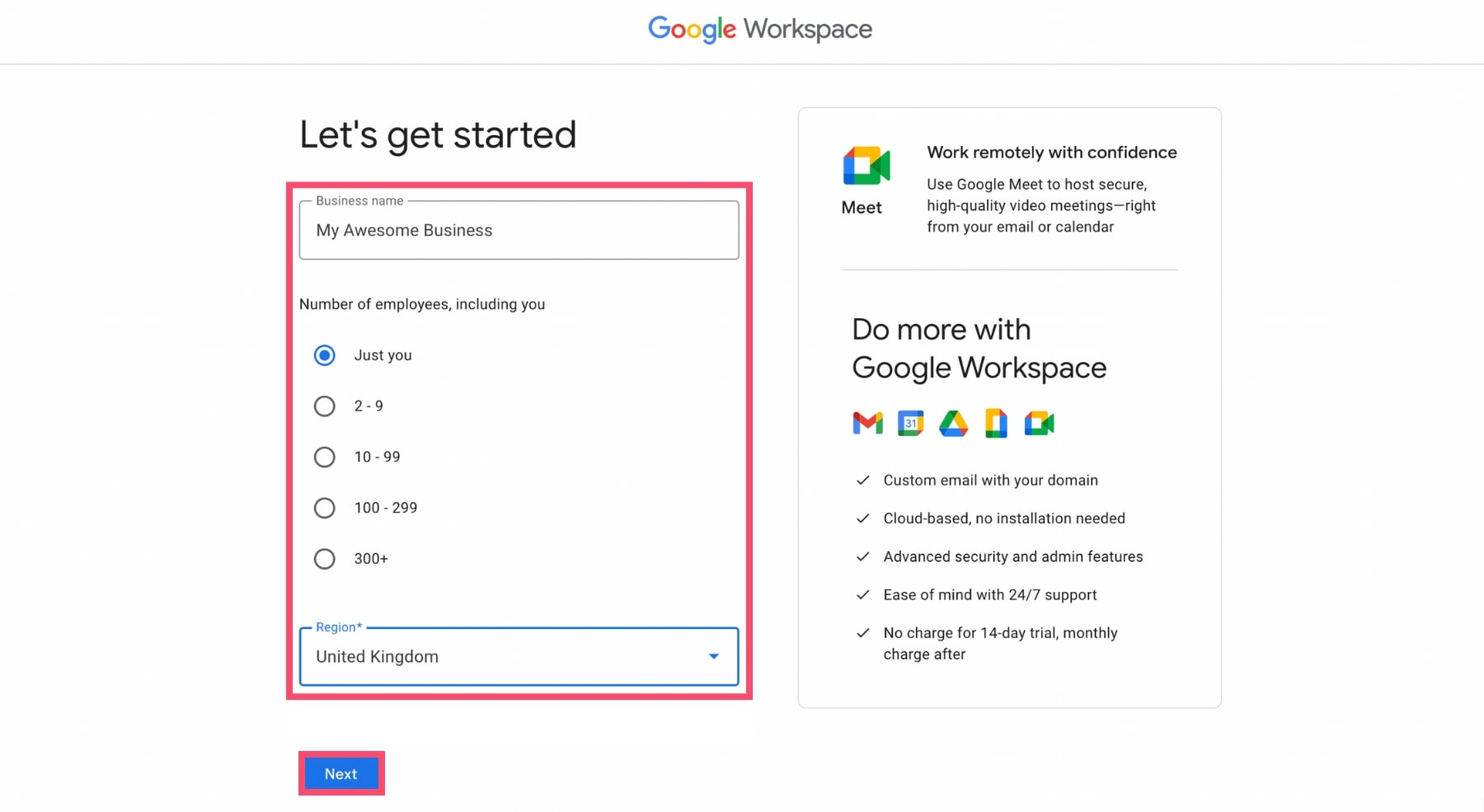 How To Set Up A Google Workspace