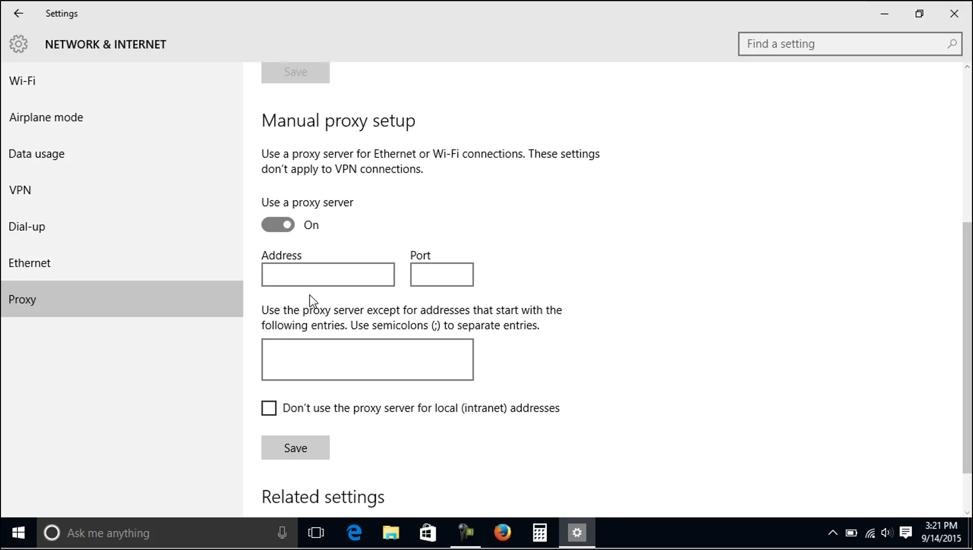How To Set Up Proxy Server Windows 10