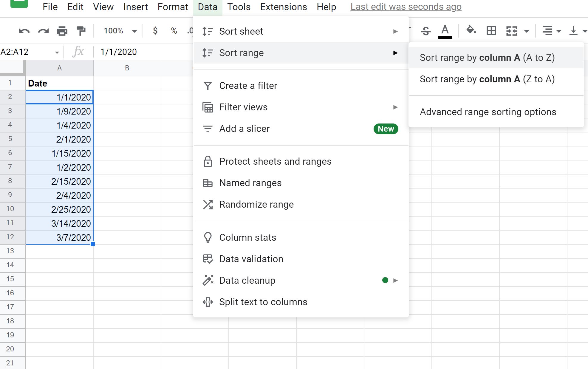 How To Sort By Date In Google Sheets