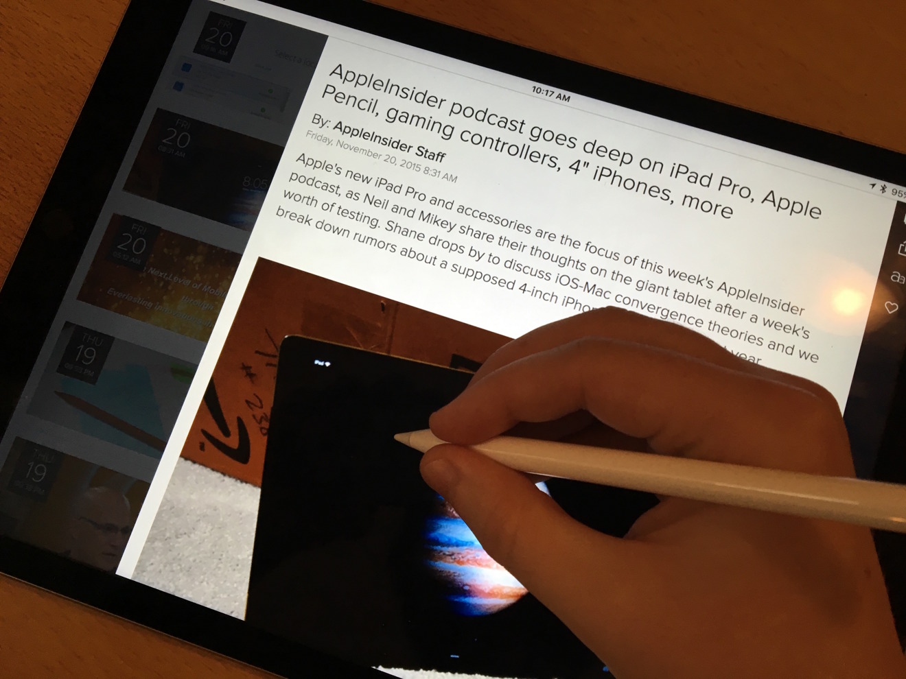 How To Swipe Up With Apple Pencil