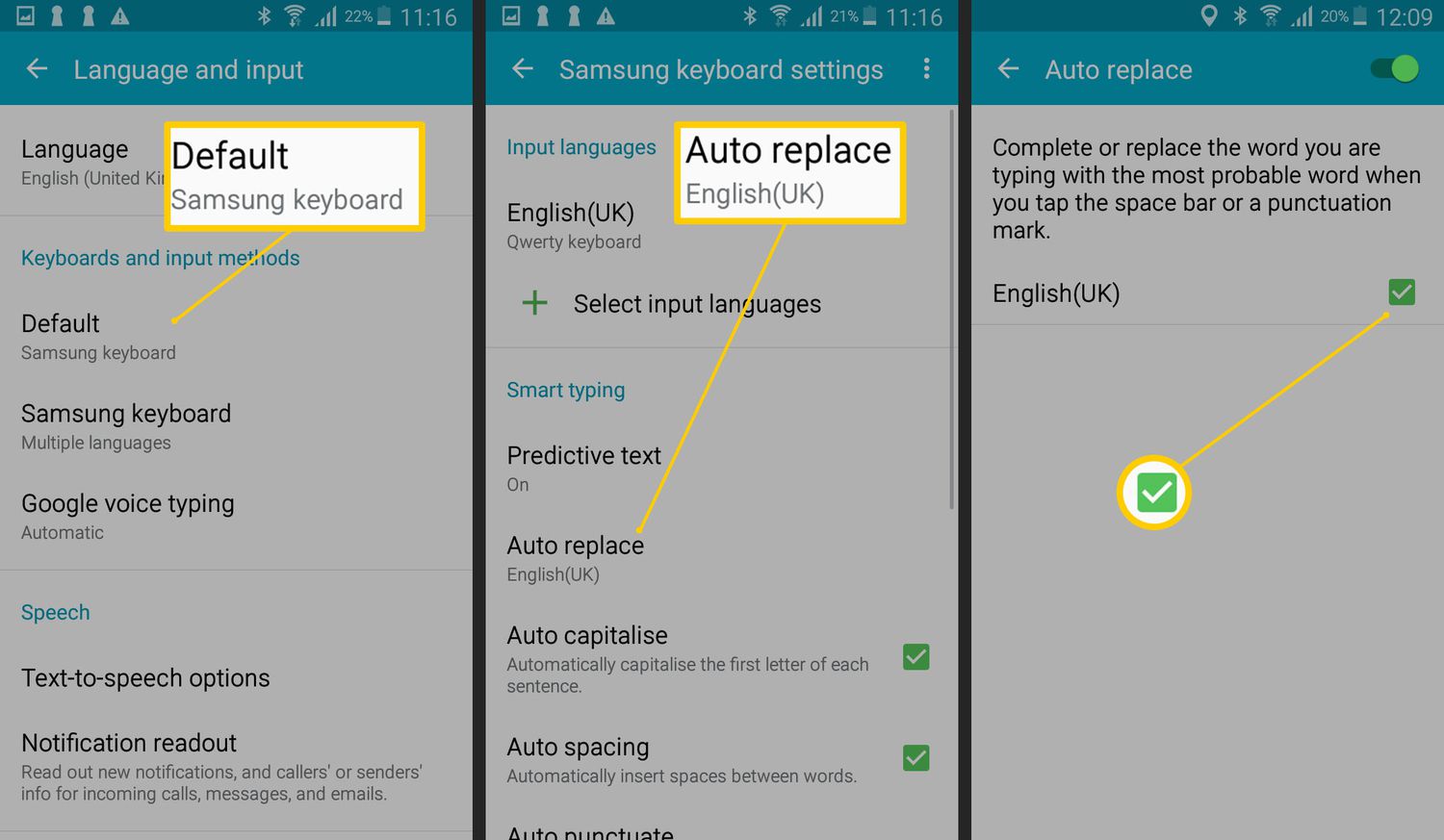 How To Turn Off Autocorrect On Samsung Galaxy Grand Prime