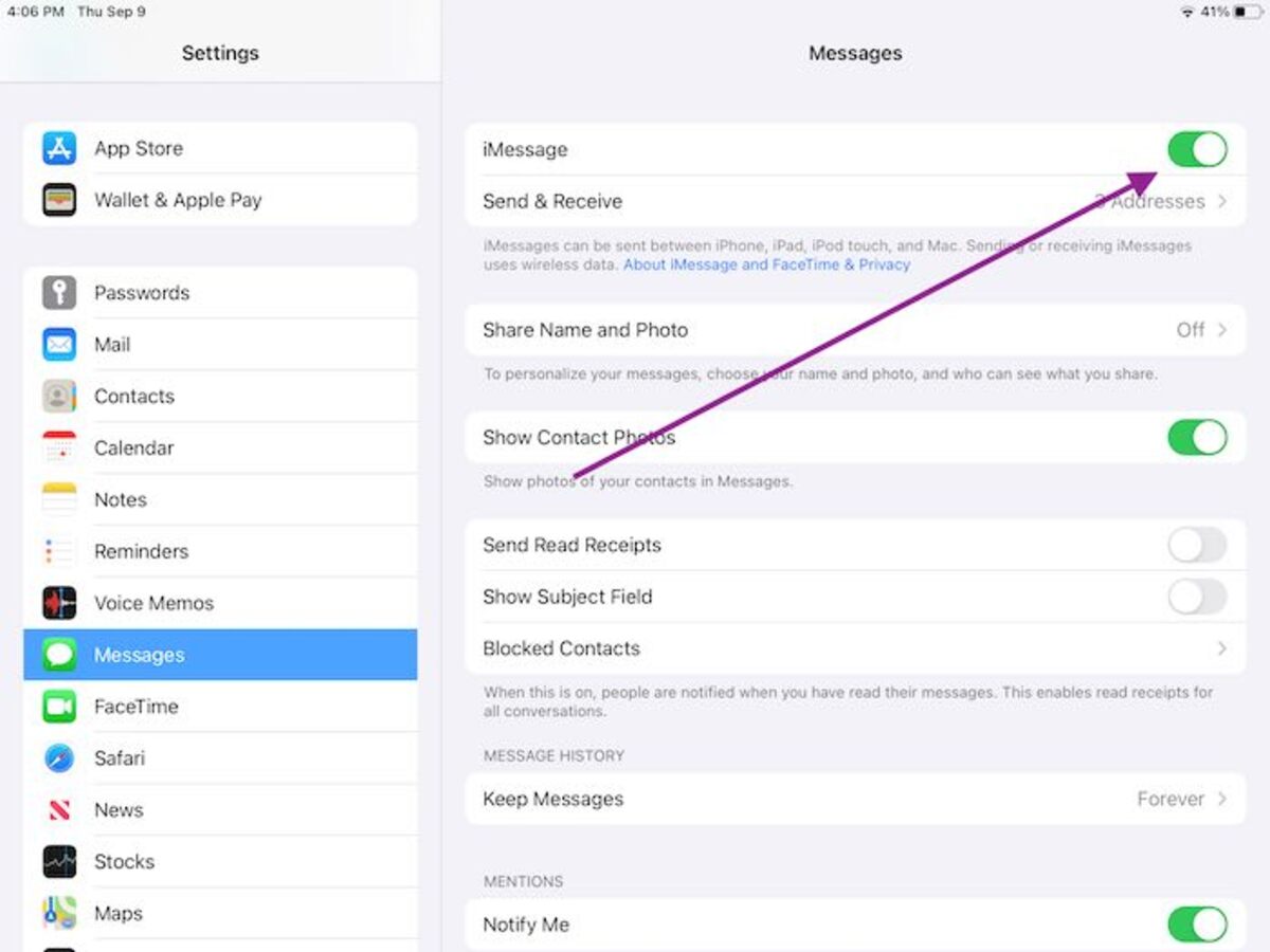 How To Turn Off IMessage On Ipad