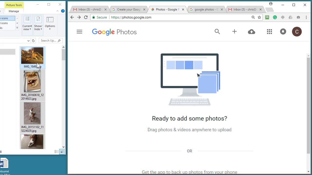 How To Upload Photos From Computer To Google Photos