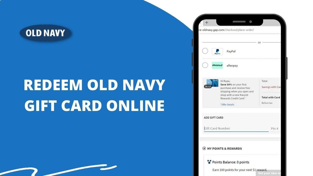How To Use Afterpay On Old Navy