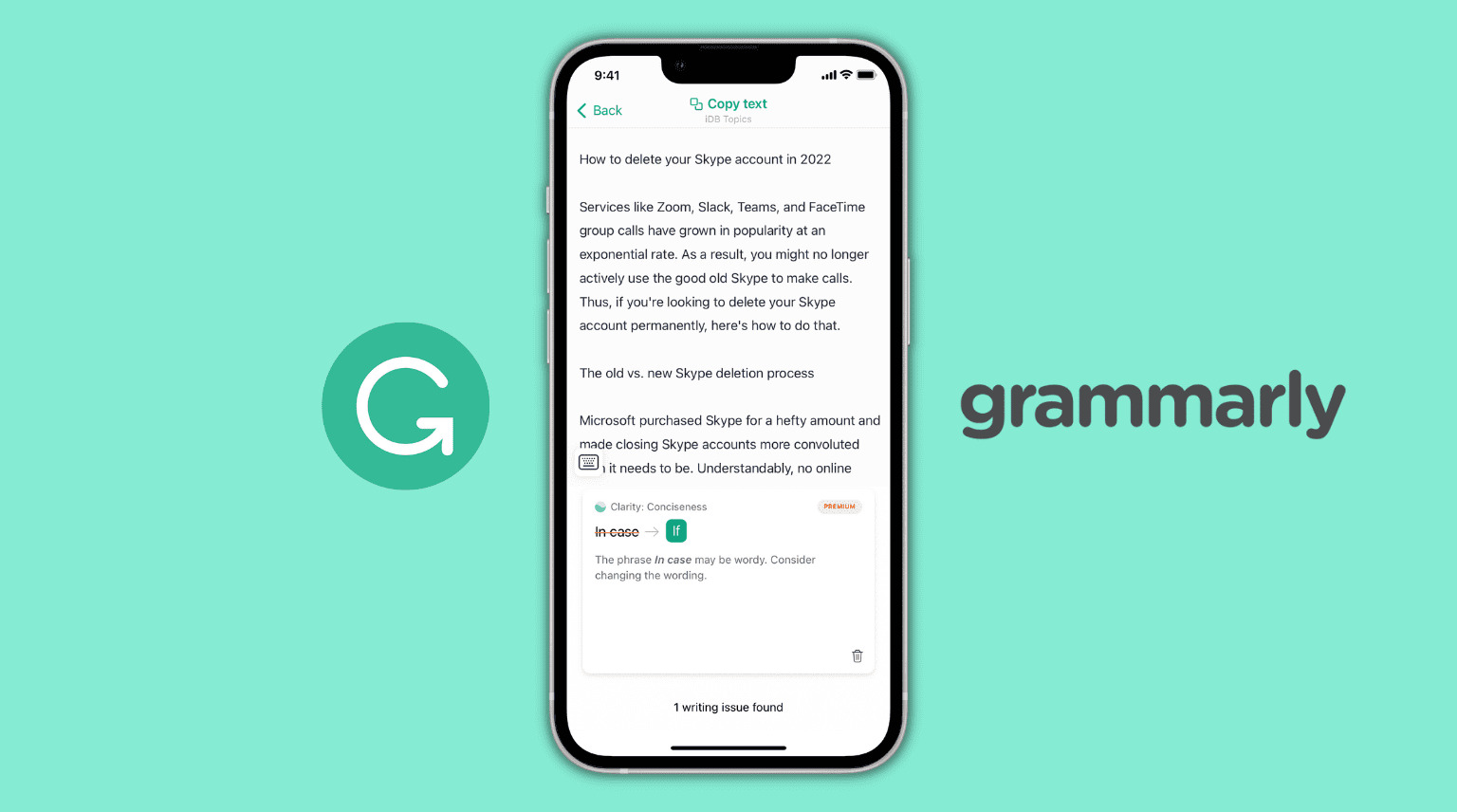 How To Use Grammarly On Phone