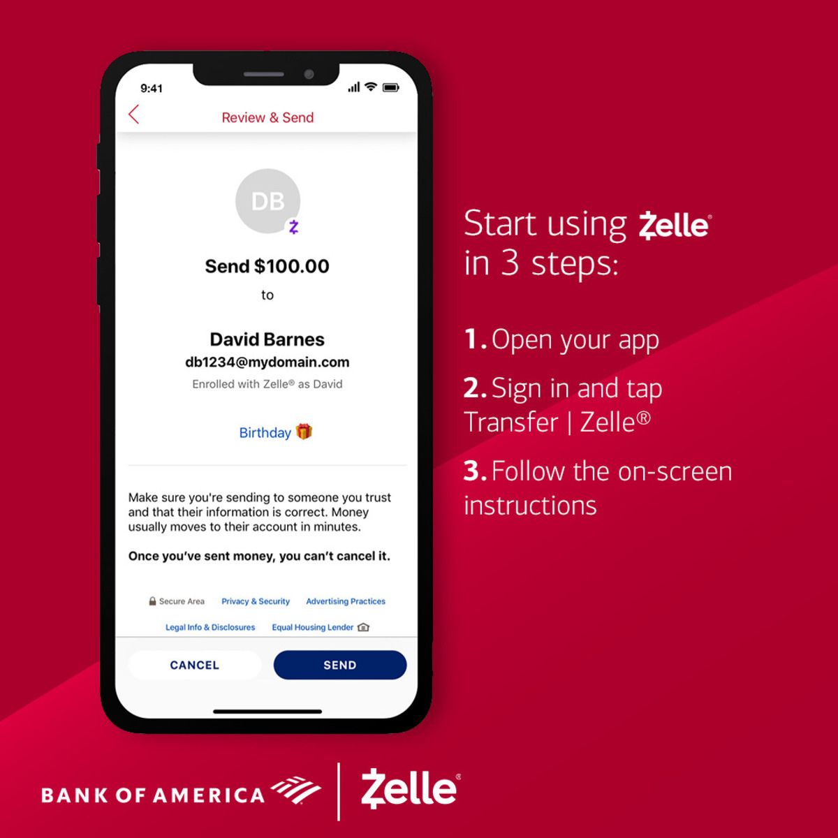 How To Use Zelle Bank Of America