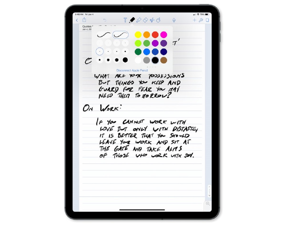 How To Write In Notability Without Apple Pencil