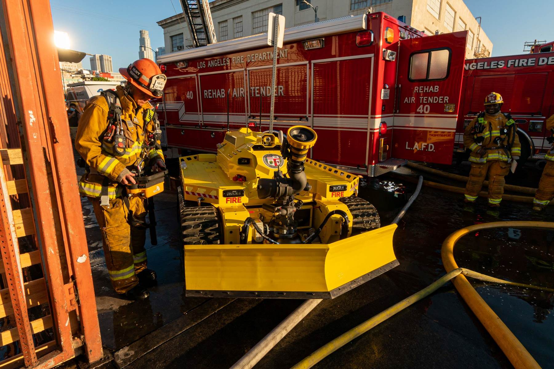 New Firefighting Robot Designed To Save Lives In Burning Buildings