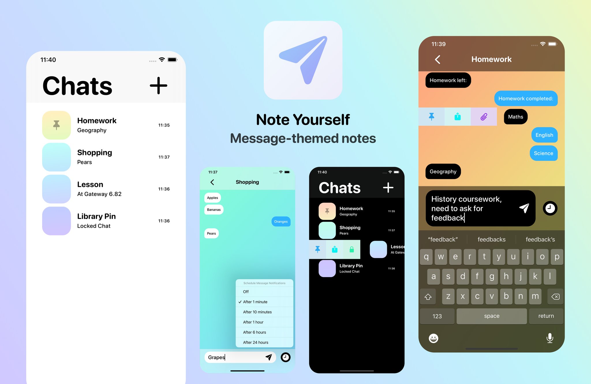 New IOS Note-Taking App, Qept, Aims To Simplify Texting Yourself