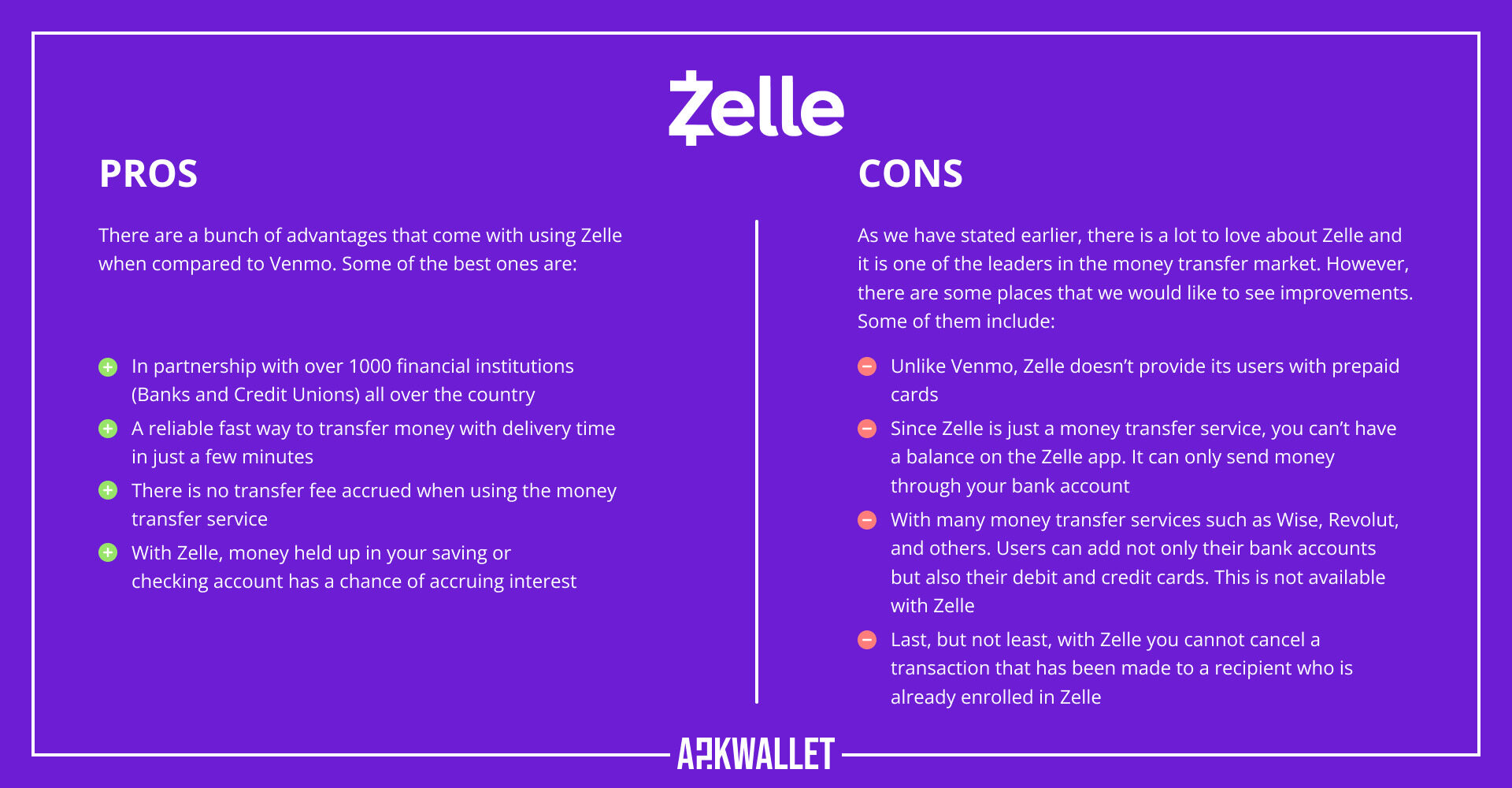 What Are The Pros And Cons Of Zelle Robots