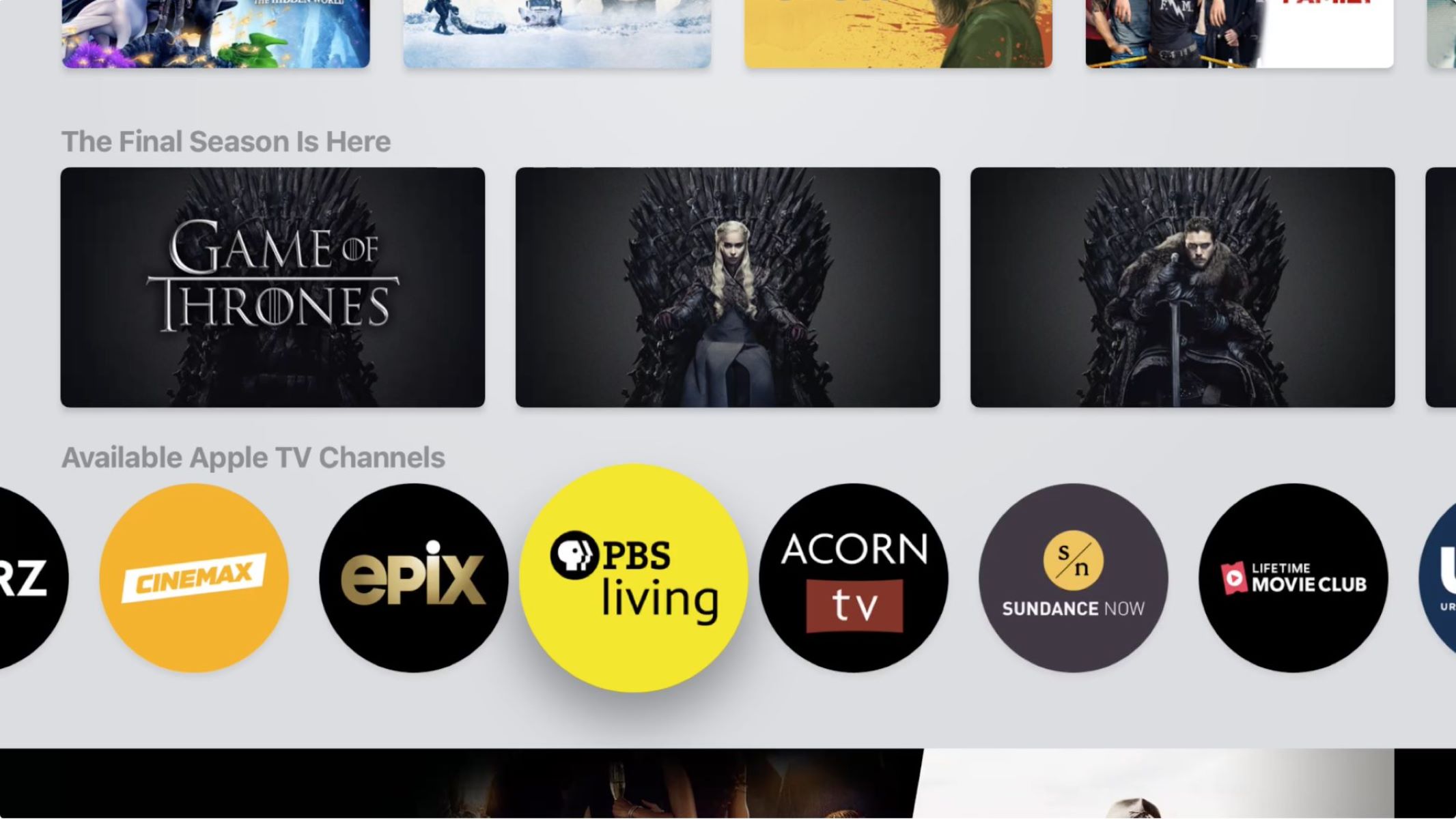 what-channels-come-with-apple-tv