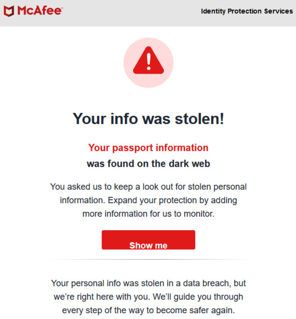 What Does It Mean When Mcafee Says Your Info Is On The Dark Web?