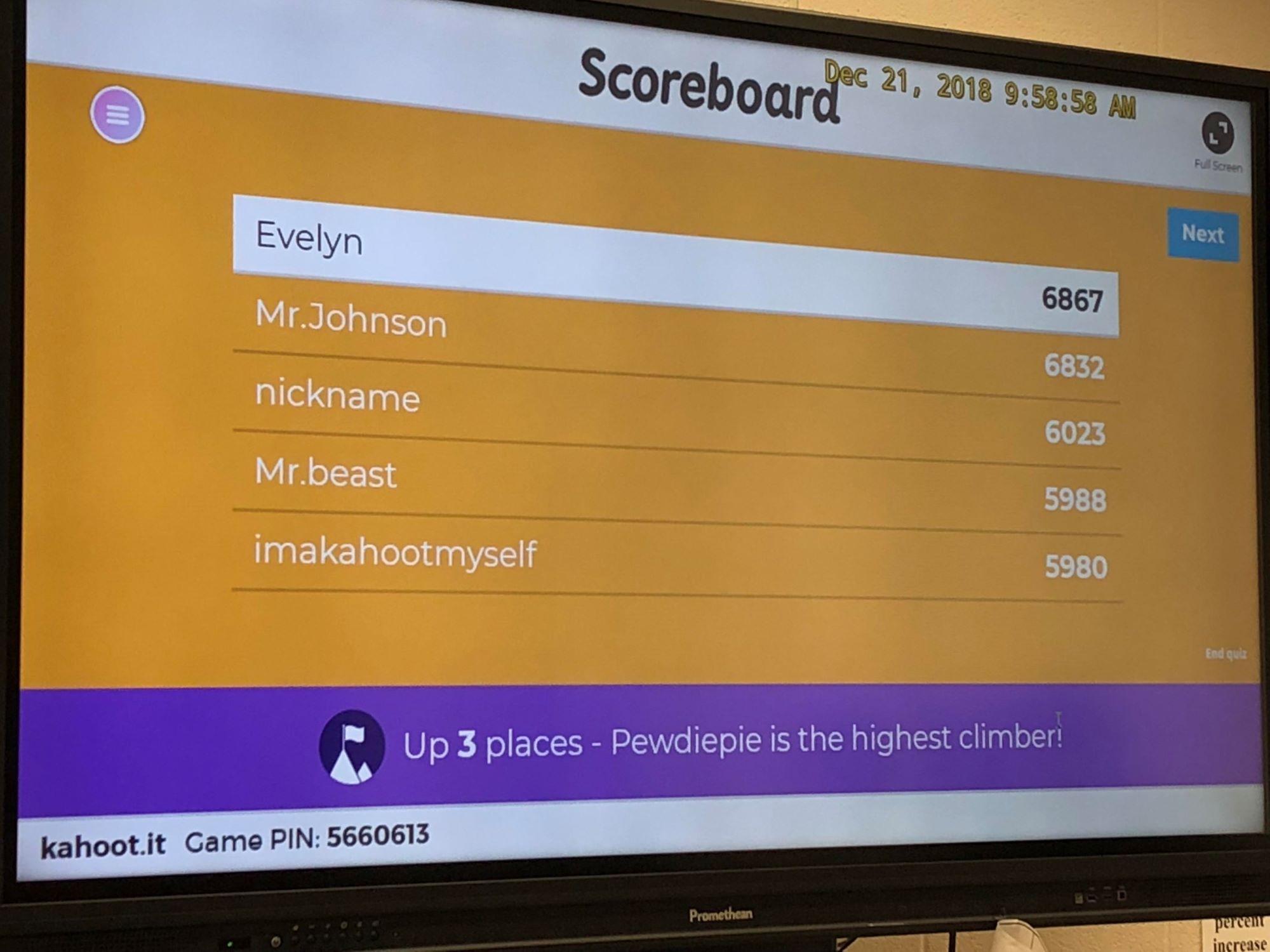 What Is The Best Kahoot Name