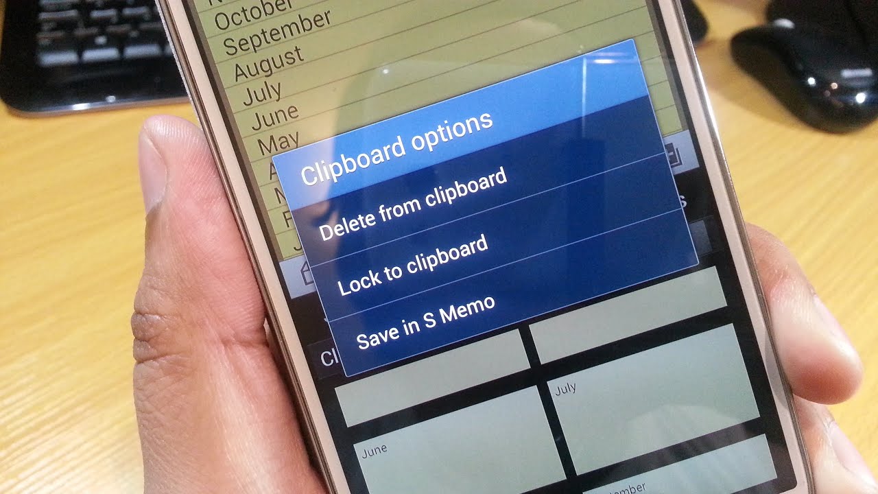 Where Is The Clipboard On Samsung Galaxy S4
