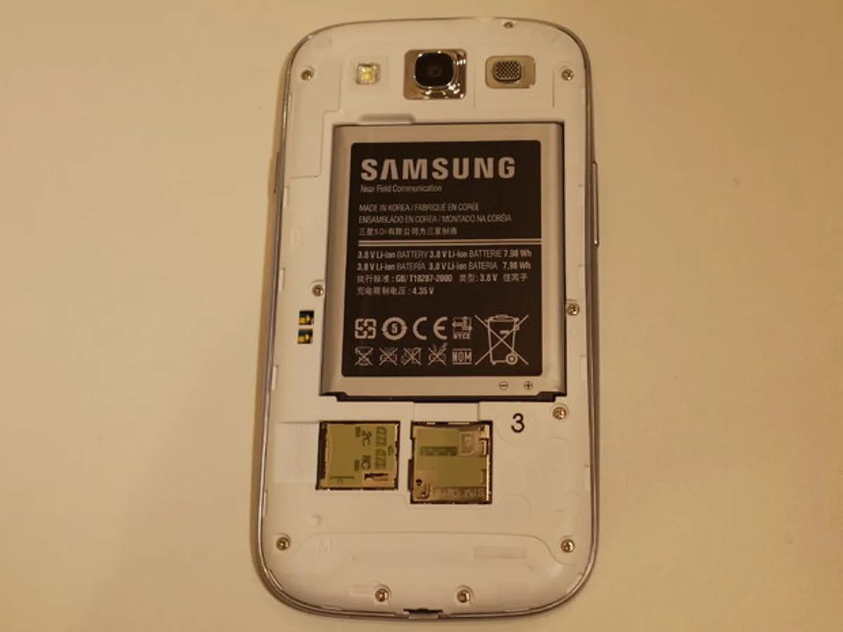 Where Is The Sim Card On Samsung Galaxy S3