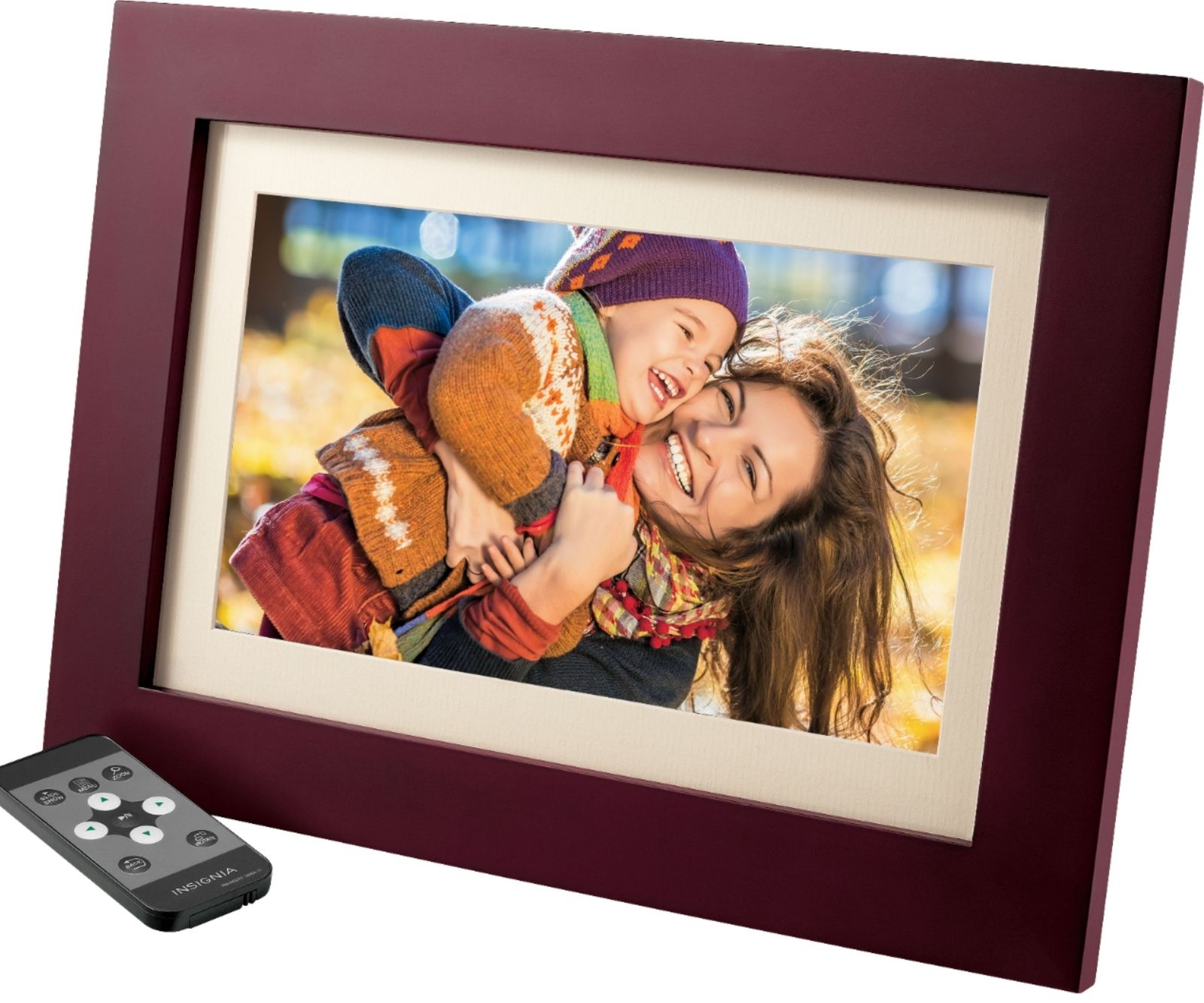  Dhwazz 10.1 Inch USB Digital Picture Frame, Non-WiFi SD Card  Smart Photo Frames IPS Screen HD Display with Remote Control, Support Video  and Music, Slideshow, Wall Mountable, Easy to use