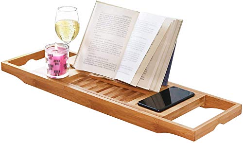 DOZYANT Bamboo Bathtub Tray Caddy