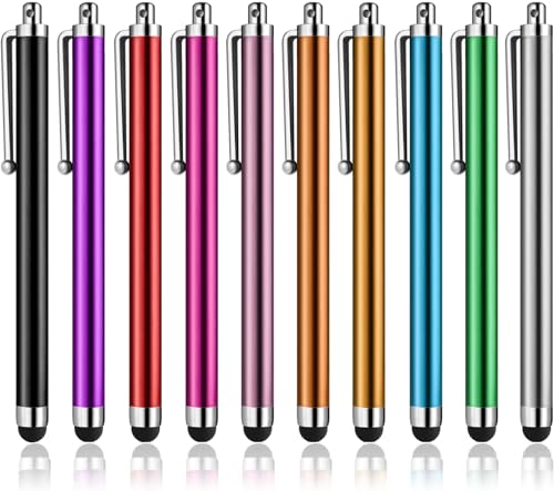 High Precision Universal Stylus Pens for Touch Screens (10-Pack)