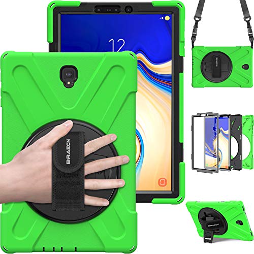 Samsung Galaxy Tab S4 Tablet Case with Rotating Handle and Shoulder Strap