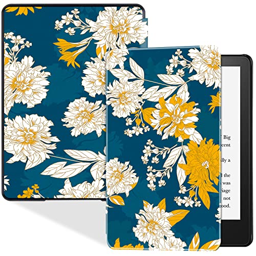 Slim Case for Kindle Paperwhite 11th Gen - Flower