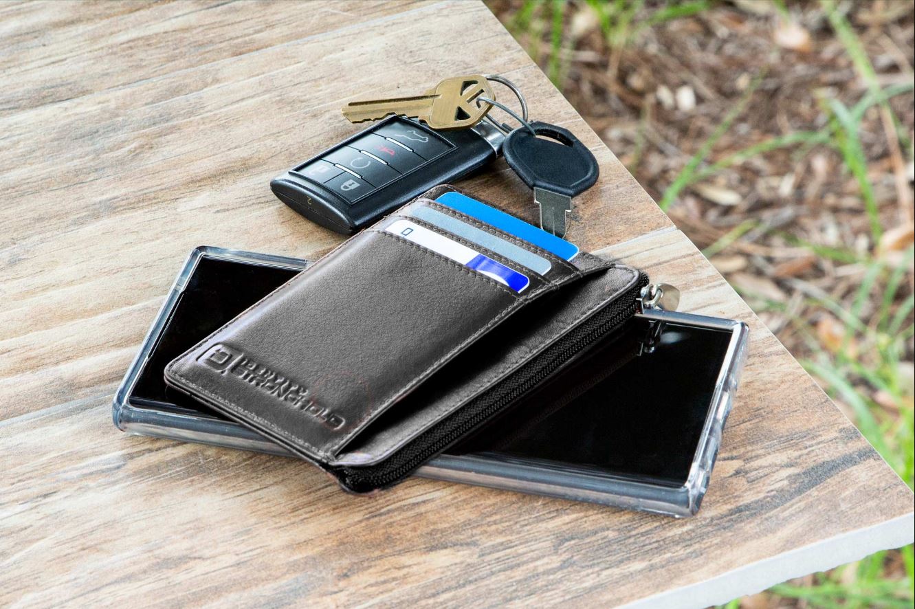 2023 Credit Card Holder Men Wallet RFID Aluminium Box Bank PU Leather Wallets with Money Clip Designer Cardholder