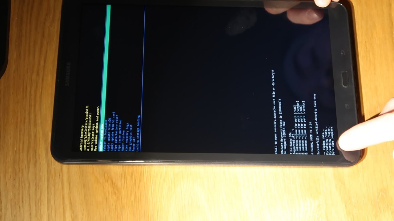 How Do You Reset A Samsung Tablet