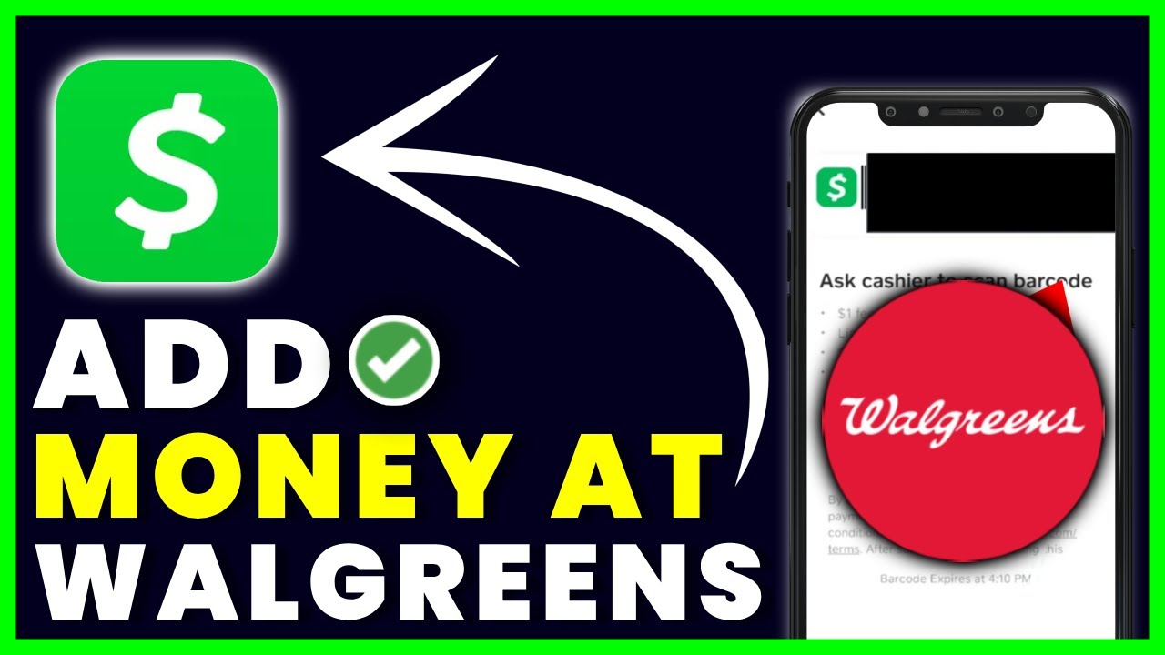 How To Add Money To Cash App At Walgreens