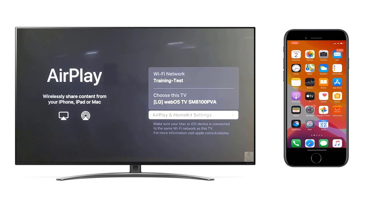 How To Airplay IPhone To LG Smart TV