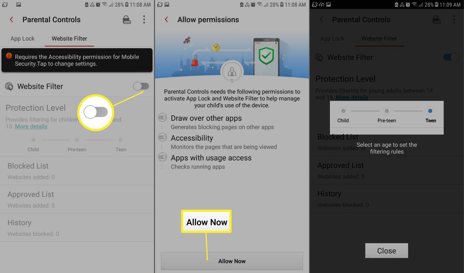 How To Block Website On Android Tablet