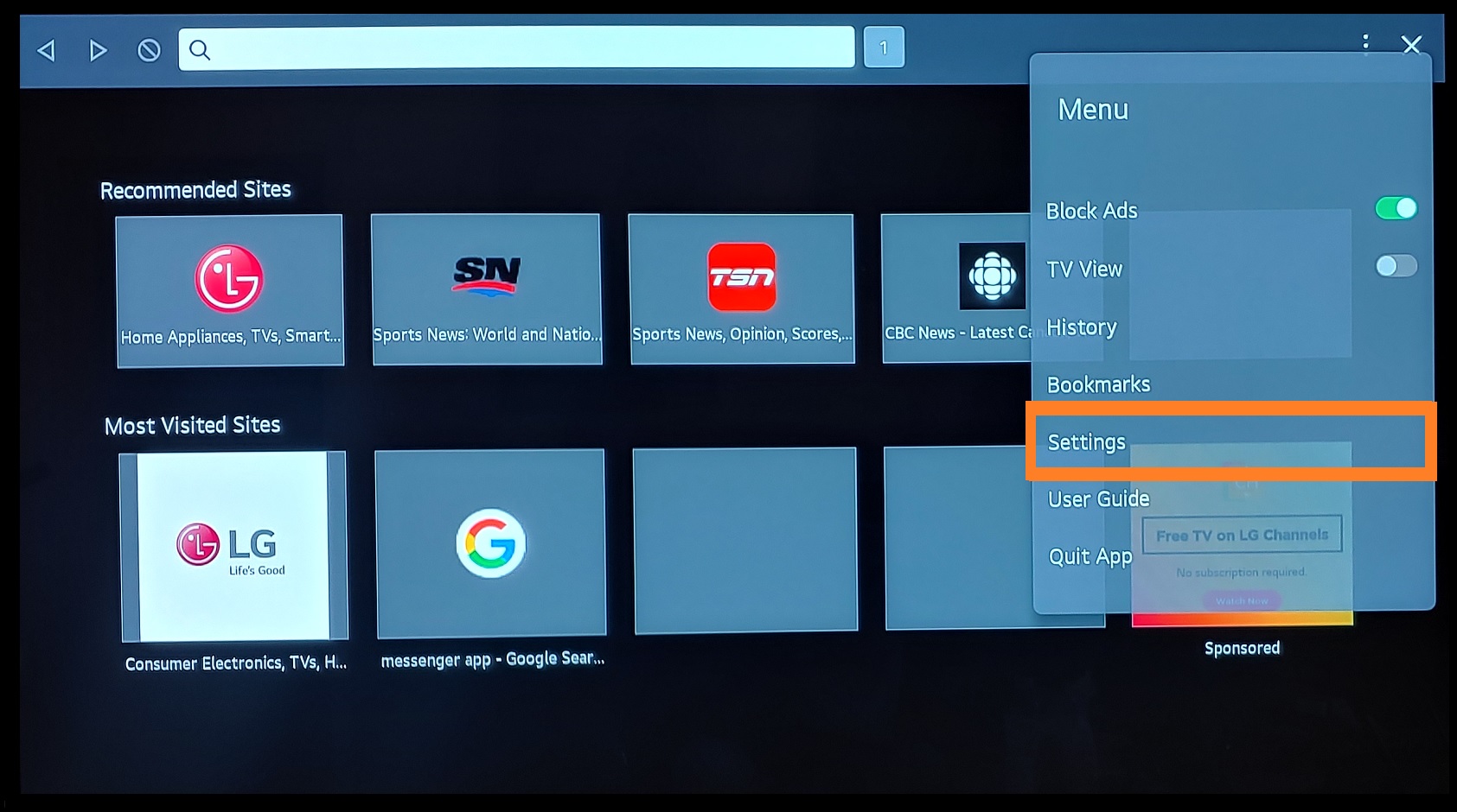 How To Check Storage On LG Smart TV