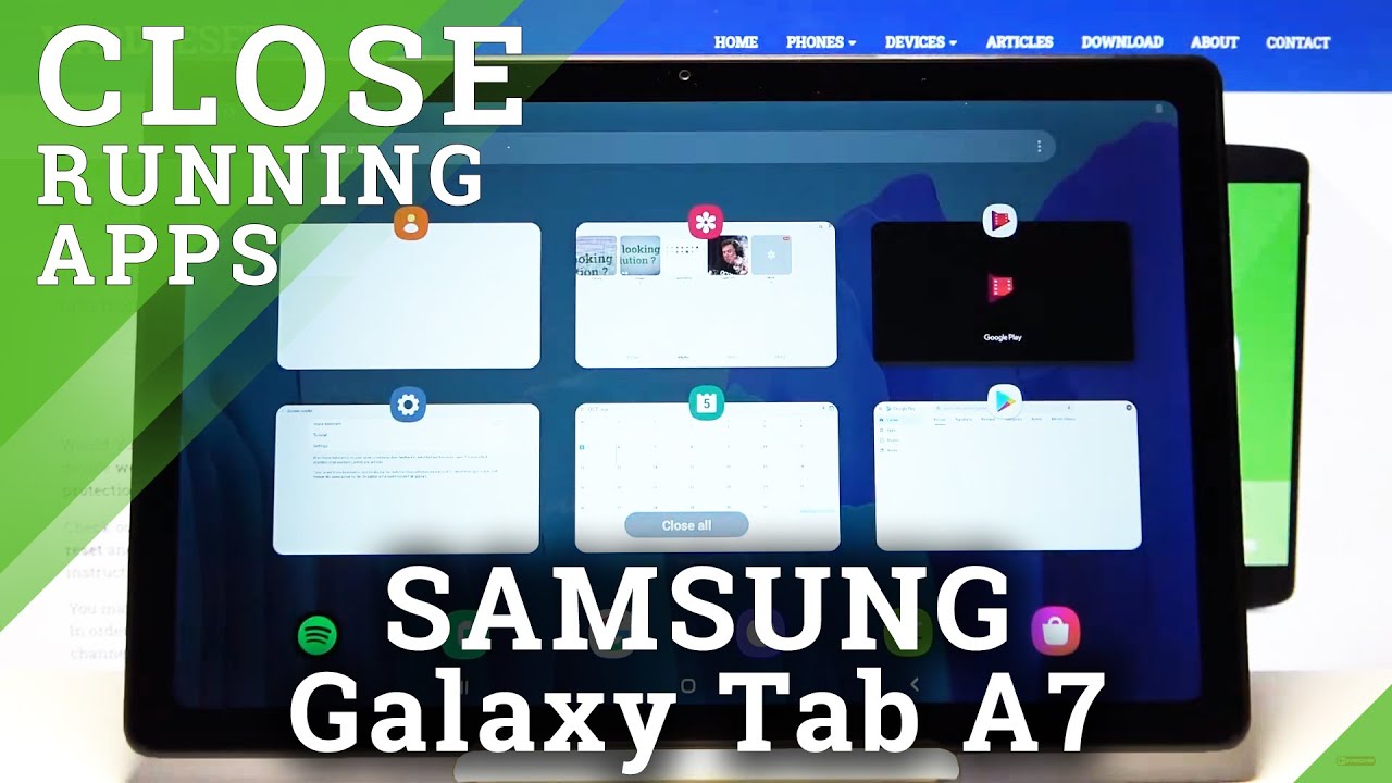 How To Close Apps On Samsung Tablet