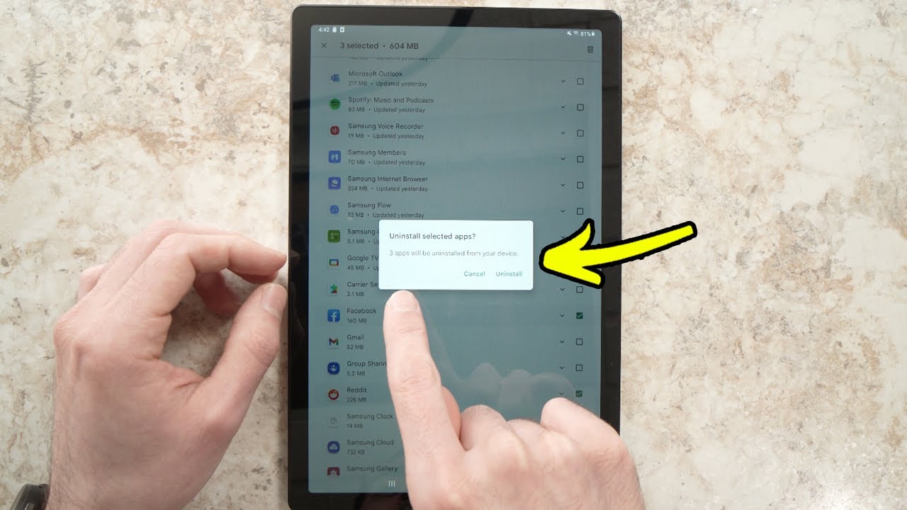 How To Delete Apps On Samsung Tablet