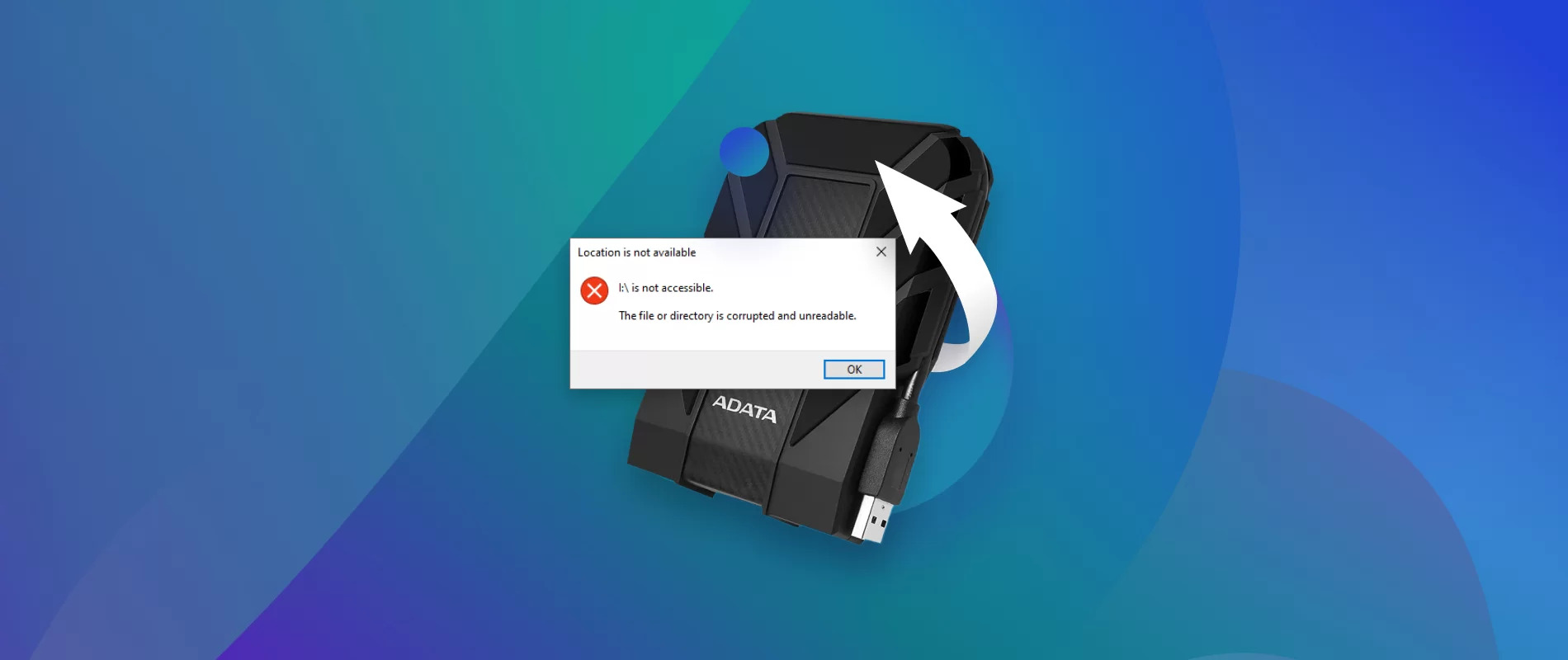 how-to-delete-corrupted-folder-in-external-hard-drive