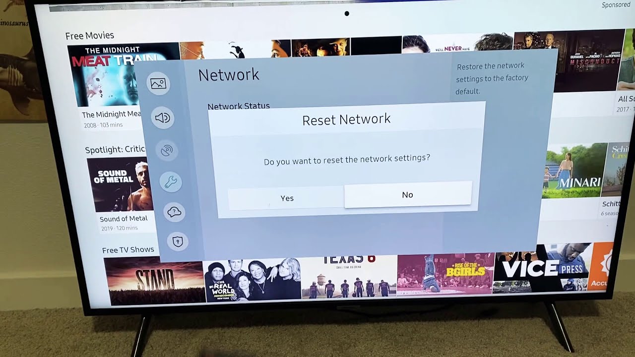 How To Disconnect Samsung Smart TV From Wi-Fi