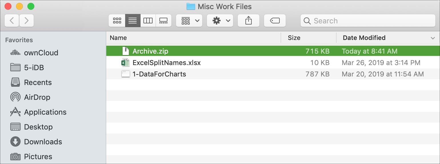 How To Download A Zip File On Mac