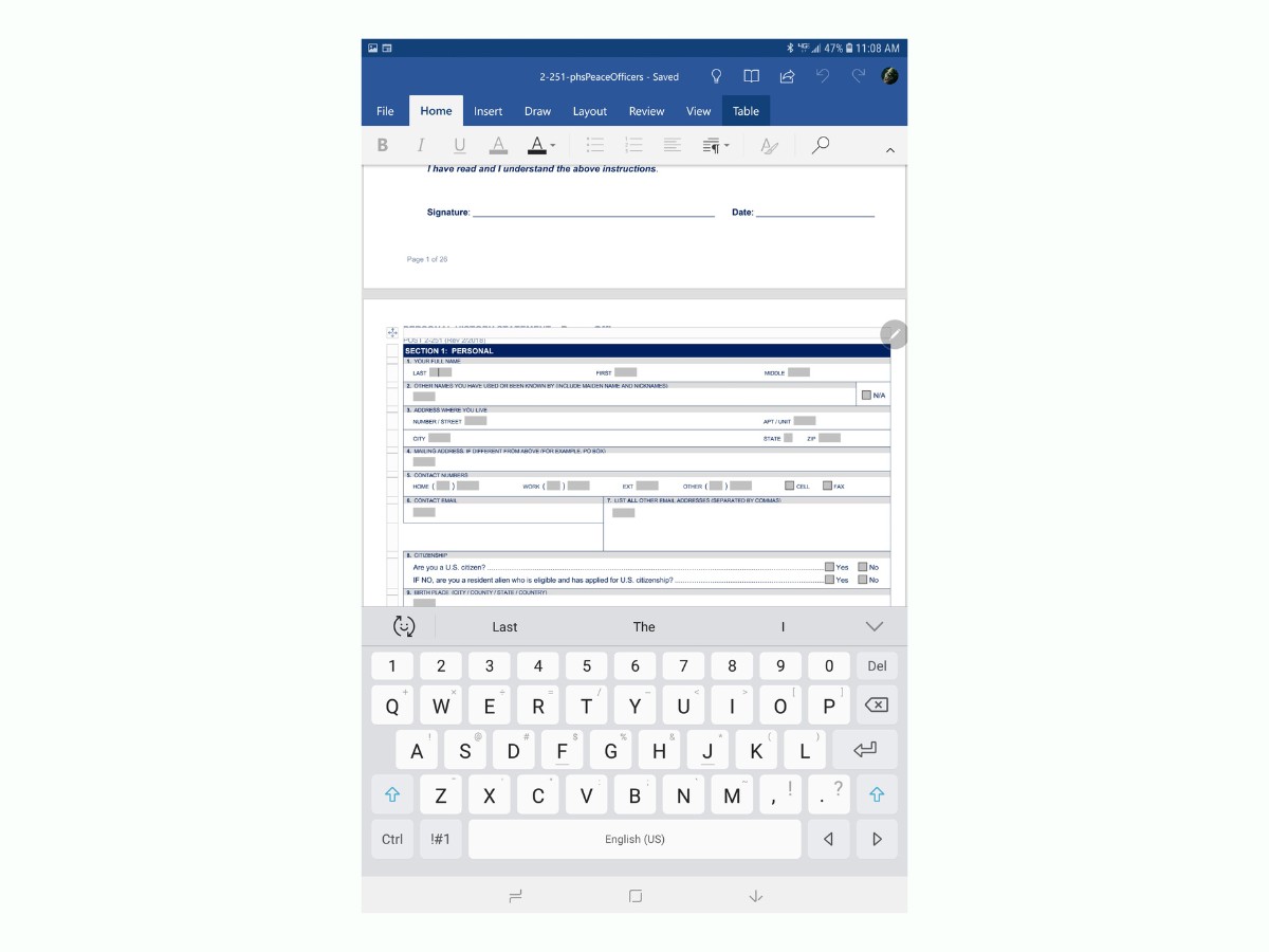 How To Edit A Word Document On Samsung Tablet