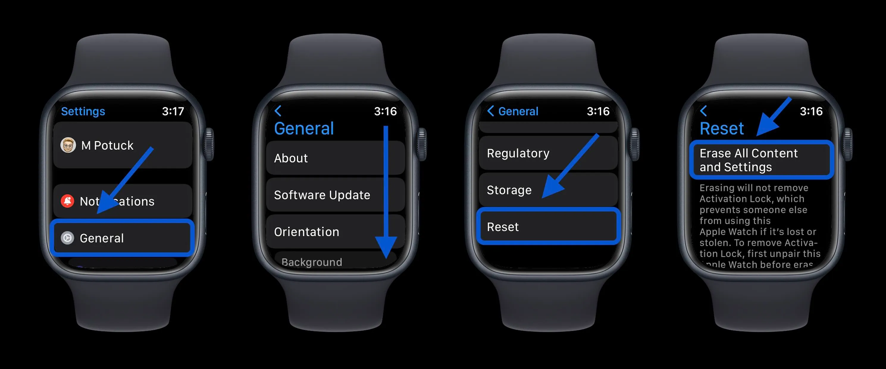 How To Erase Apple Watch
