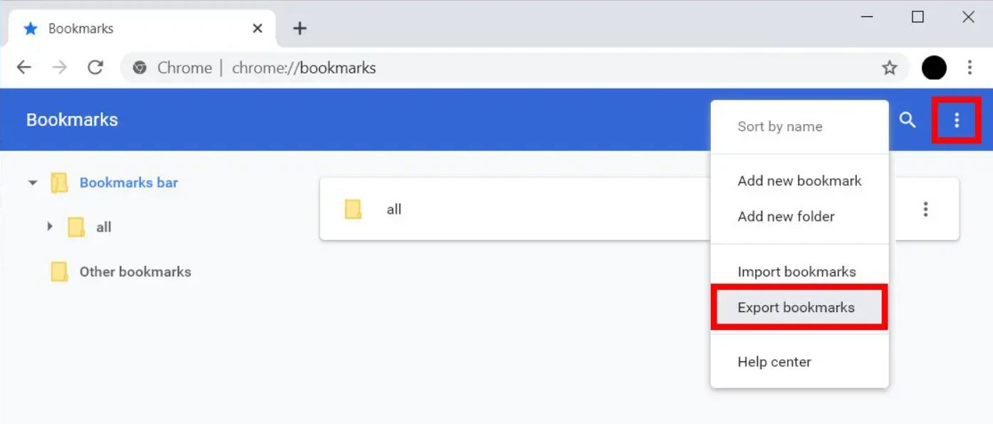 How To Export Bookmarks From Chrome To External Hard Drive