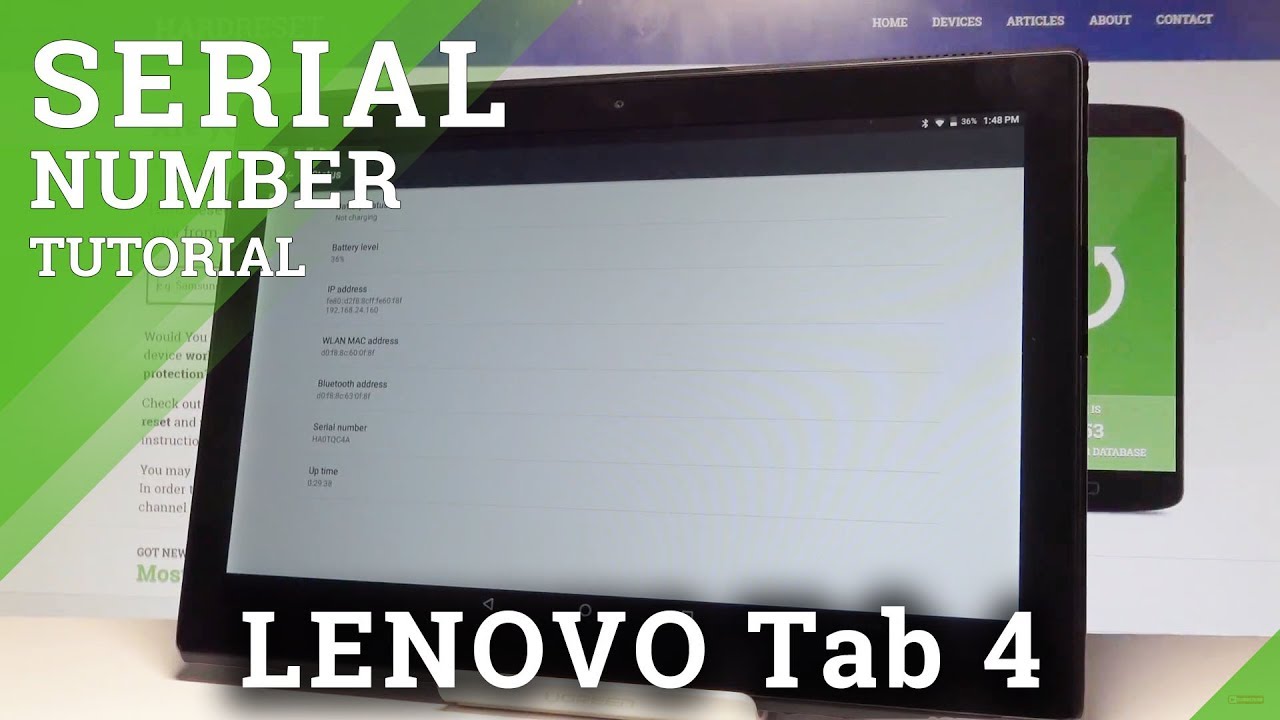How To Find Mac Address On Lenovo Tablet
