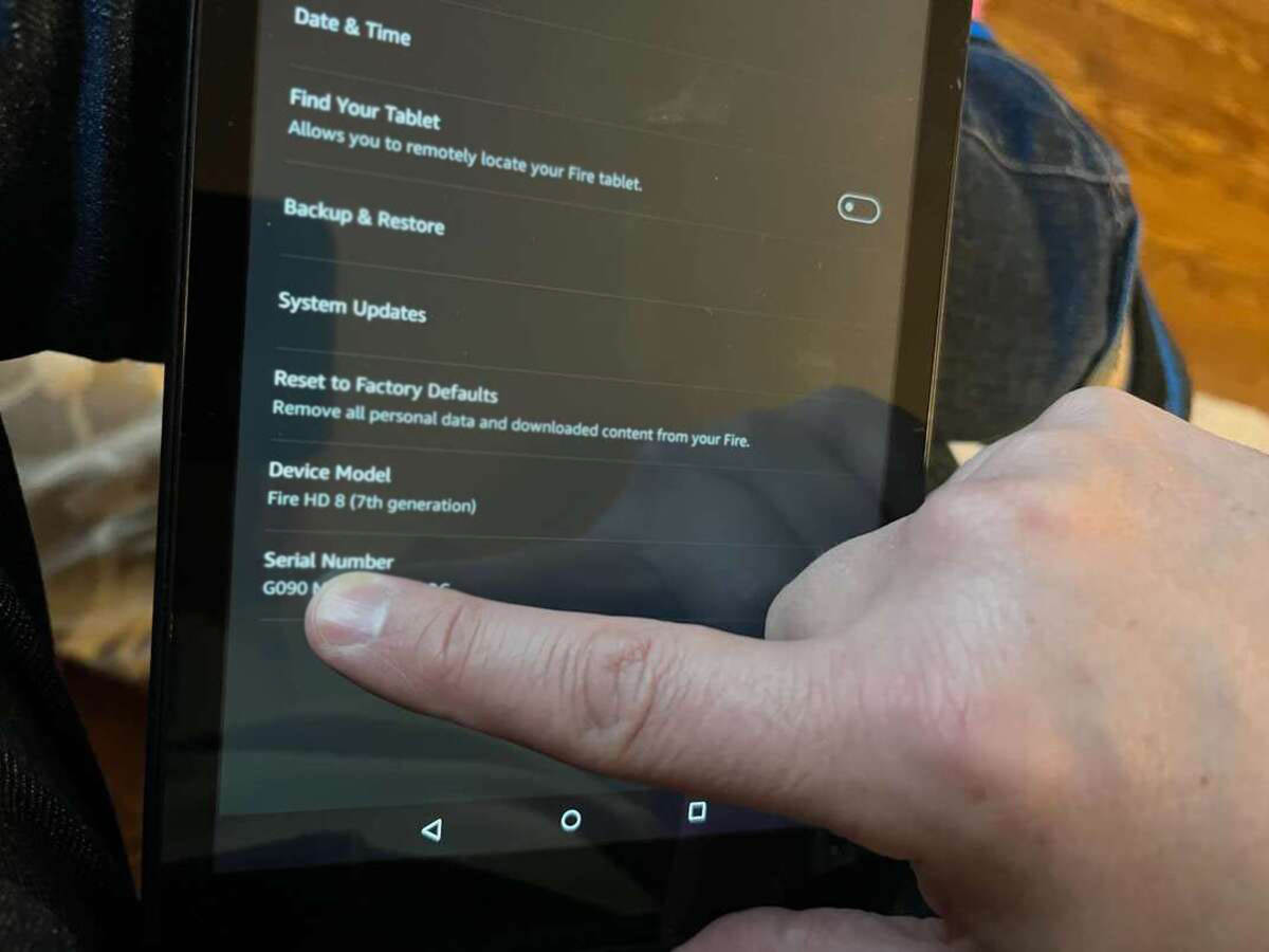 How To Find Serial Number On Amazon Fire Tablet