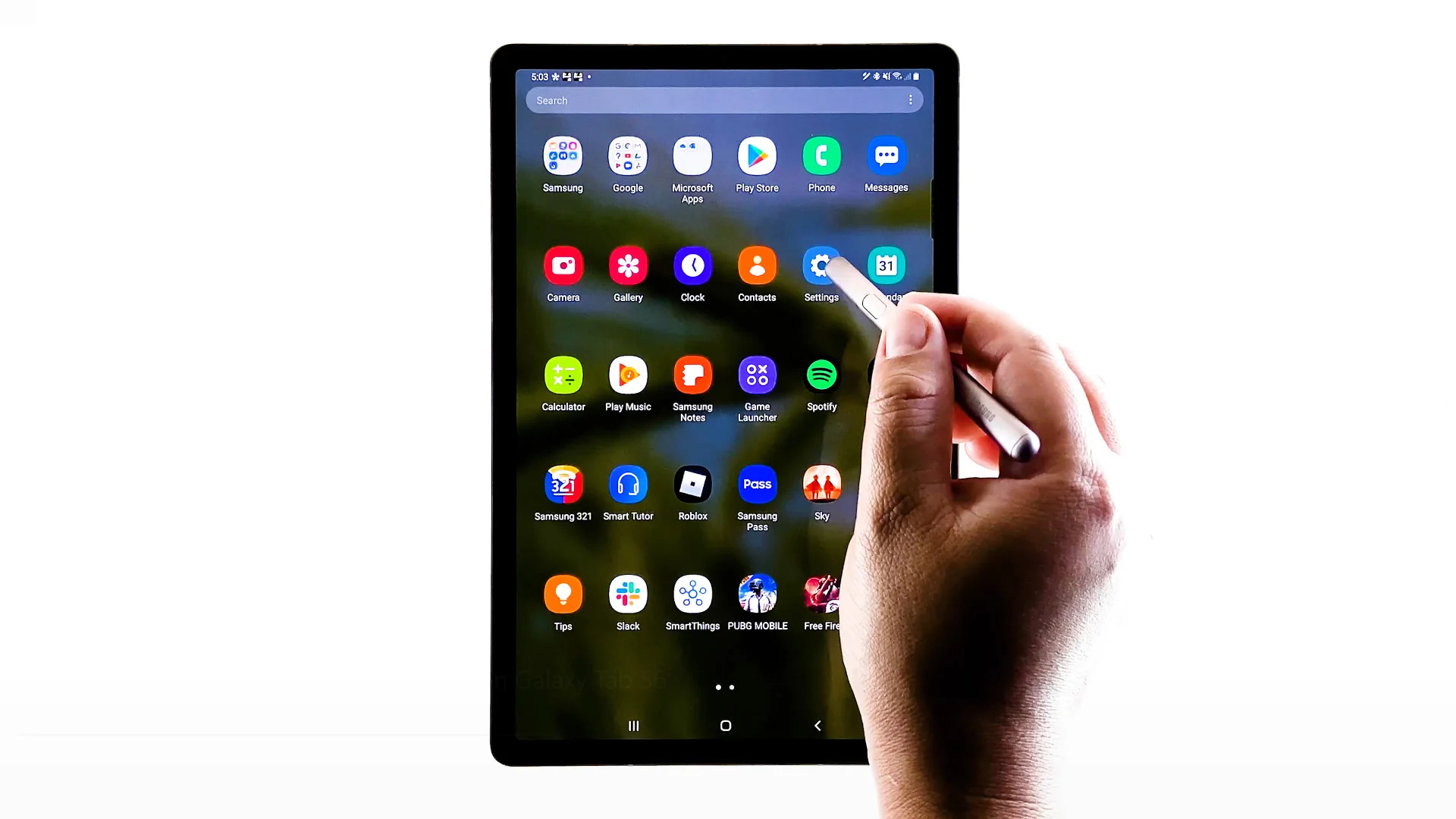 How To Find Settings On Samsung Tablet