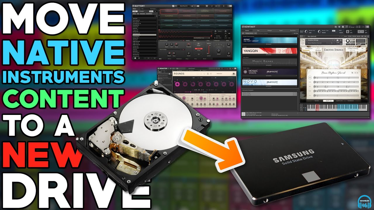 How To Move Native Instruments To External Hard Drive