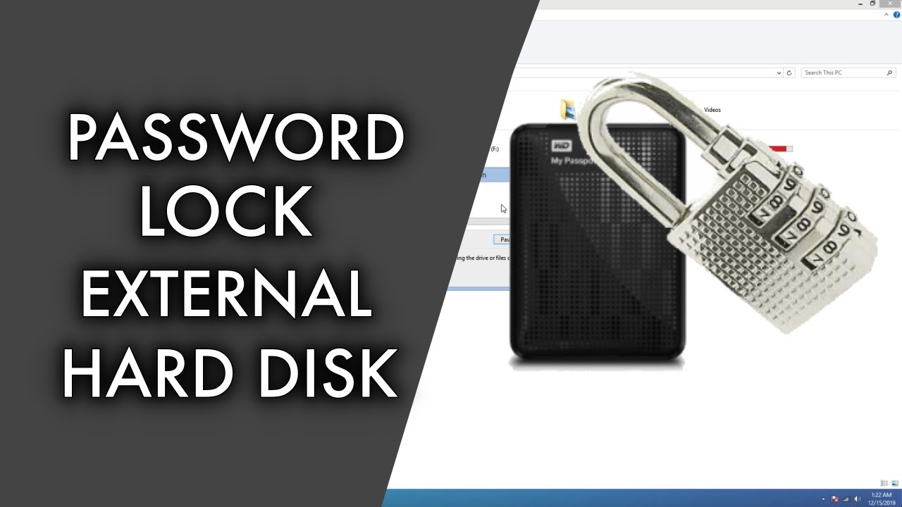 How To Password Protect External Hard Drive Windows 11